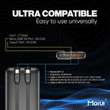 Morui Powerbank MP 13 Portable Power Bank 10000mAh With 22.5W Super Fast Charging