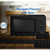 Premium 20L Solo Alarm Signal + Halogen Interior Light + Mechan ical Rotary Control Microwave Oven