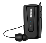 FASTER R12 Pro Retractable Bluetooth Headset Clip-on Earbuds
