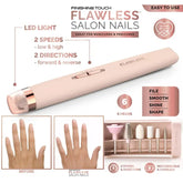 Rechargeable Salon Nails Kit Electronic Nail Filer, Buffer, Shiner, Cuticles and Nail Polish Remover, and Full Manicure and Pedicure Kit Machine