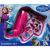 Frozen Shoe Real Usable Beauty Makeup Kit Toy For kids