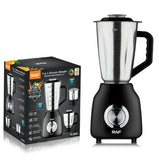 RAF 3 in 1 full steel blender (Blender, Grinder and Wet Mill) R.2843