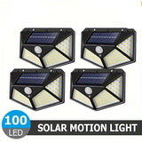 Solar charging Induction wall lamp 100 led solar motion light