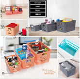 3 Pcs Smiley Basket with Cap