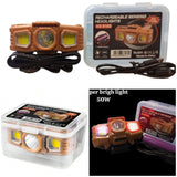 Rechargeable Dual Sensor Mode with Rainbow Multilight Induction Headlamp