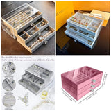 Acrylic 3Drawer Jewelry Organizer
