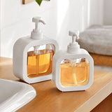 500ml Transparent Square Shape Liquid Soap Dispenser