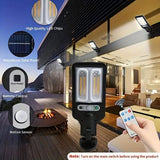 40W Solar Street Lights Outdoor, Solar Lamp With 3 Light Modes Waterproof