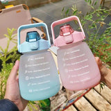 Fancy 1300ML Oval Shape Direct Sip Water Bottle