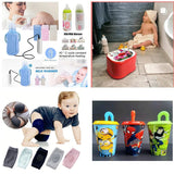 Combo offer - Feeder Bottle Warmer + Baby Bath Stool + Baby Knee Pad + Air Tight Sippy cup