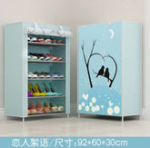6 LAYER SHOE RACK PRINTED Size= 92*60*30cm