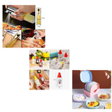 Fancy Plates + Oil Spray Bottle + Mini Ketchup Bottle