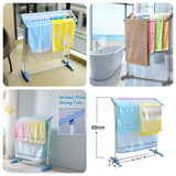 Drying Clothes Hanging Adjustable Rod Pole Rack