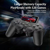 S10 Portable Retro Handheld Gaming Console, Duo Wireless Controller Game Stick
