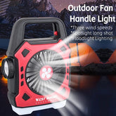 Camping Fan With LED Light