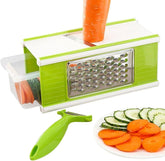 4 Sided Vegetable Cutter with Container