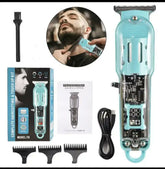 Transparent Men Beard Shaver