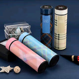 Checkered Design Stainless Steel Temperature Water Bottle 500ml