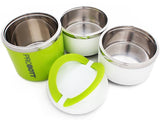 Three Layer Round HotnCold Handle Tiffin Office Lunch Box