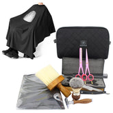 Personal Barber Kit for Grooming with Black 6 Inch Scissors