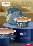Elite Crystal Coated 72-Piece Dinnerware Set – The Choice of Every Bridal