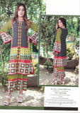 5 Pcs Two Piece Printed Malai Lawn Suit Collection – Women's Unstitched Dress Bundle