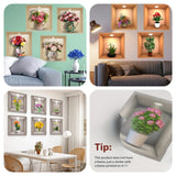 Set of 3pcs 3D Wall Paper Stickers Sheet (Size: 30cm x 42.5cm)