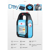 3 in 1 Solar Rechargeable Handy Lamp with 3 Modes Light and Built in Power Bank
