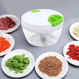 3 Blades Handy Easy Spin Vegetable Chopper