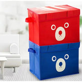 Bear Storage Woven Foldable Box