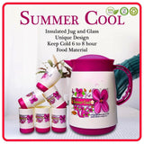 7pcs set- 6 Glasses and 1 pc Jug Set with Box Packing (Mix/Random color)