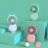 Mini Handheld Fan Rechargeable Portable Personal Desk Table Fan, Portable Small Cooling Cute Fan for Outdoor Travel Office Home