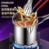 Stainless Steel Deep Fryer Pot With Stainer
