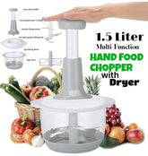 1500ML Speedy Chopper with 3 Curved Stainless Steel Blades