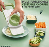5in1 Vegetable slicer Stainless Steel