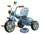 Premium Baby Tricycle with Front LED Light & Storage Compartment | Kids Ride-On Bicycle