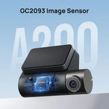 70mai Dash Cam A200 APP Control 1080P 60FPS Dual-Channel Optional