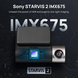 70mai Dash Cam A510 1944P with Sony STARVIS 2 IMX675, Supports 4G Connectivity