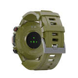 Ronin R-012 Rugged Smart Watch +1 Free Camouflage Green Strap with Every Watch (Green)