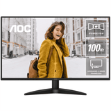 AOC 3-SIDED FRAMELESS LED 27" 27B36H (1ms, 100Hz, IPS Panel, FHD (1920x1080), Adaptive Sync, Low Blue Light, Flicker free, Adjustments: Tilt, (VGA & HDMI) & Vesa Mount).