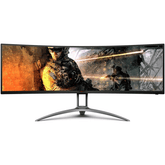 AOC AG493UCX2 49" Frameless Curved Gaming LED Monitor