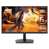 AOC 3-SIDED FRAMELESS GAMING LED 27" 27G15N (1ms (MPRT), 180Hz, VA Panel, FHD (1920x1080), 6 GAME Mode, Adaptive Sync, Low Input Lag, sRGB, HDR 10, Audio Output, Flicker free, (Adjustments: Swivel & Tilt), (Display port & HDMI Input) & Vesa Mount).
