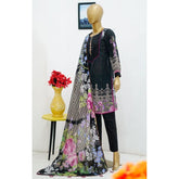 Surmawala Lawn | Printed Fabric 3 Piece Unstitched Collection - (Article 14)