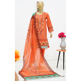 Surmawala Lawn | Printed Fabric 3 Piece Unstitched Collection - (Article 4)