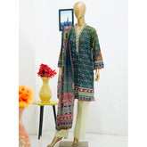 Surmawala Lawn | Printed Fabric 3 Piece Unstitched Collection - (Article 5)
