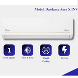 Dawlance Aura X 15 -Ton DC Inverter AC, Heat and Cool, Self Cleaning