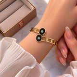 Midnight Luxe Gold Bracelet ⭐ for Women – Elegant Designer-Inspired Wristwear