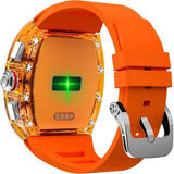 Green Lion Carlos Santos Smart Watch, Magnetic Charging, IP67 Waterproof, 1.57 Inch Display, Bluetooth:BT3.0, Battery:290 mAh - Orange