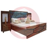Brown Bridal Bed Set (Available on Easy Installments)