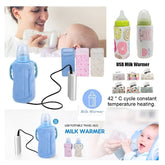 USB Feeder Bottle Warmer with Shopper Packing (Mix/Random Color)